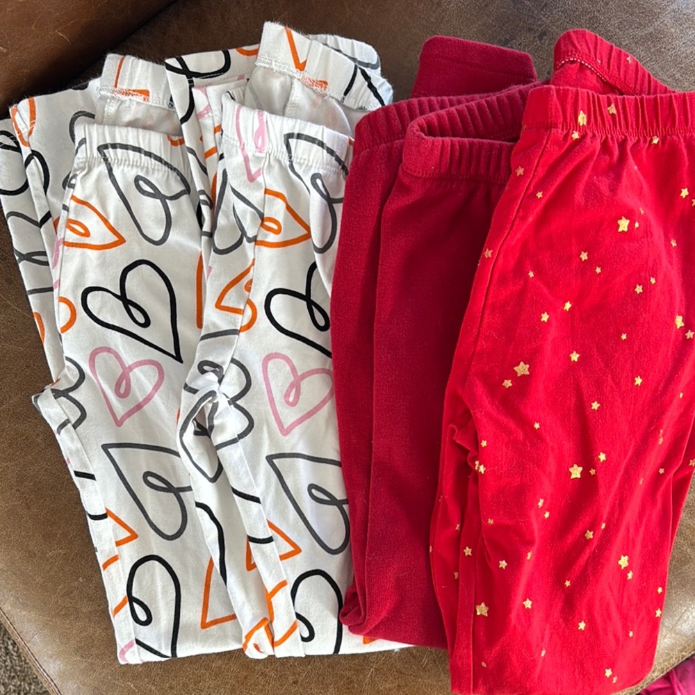 Cat & Jack Girls Size 10/12 Patterned Leggings